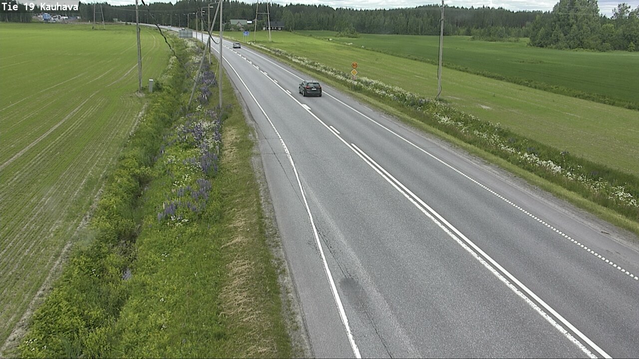 Weather Camera Image Väg 19 Kauhava, Kauhava, Etelä-Pohjanmaa