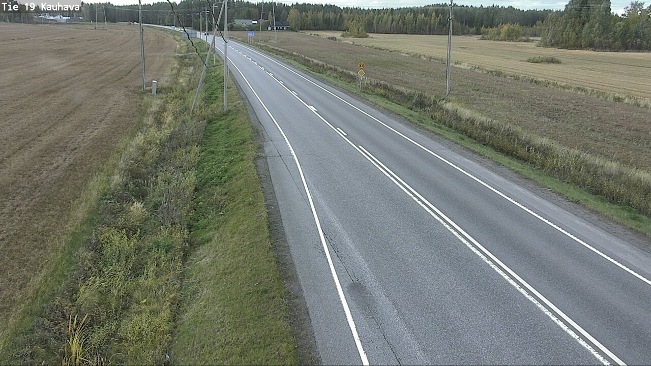 Weather Camera Image Road 19 Kauhava, Kauhava, Etelä-Pohjanmaa