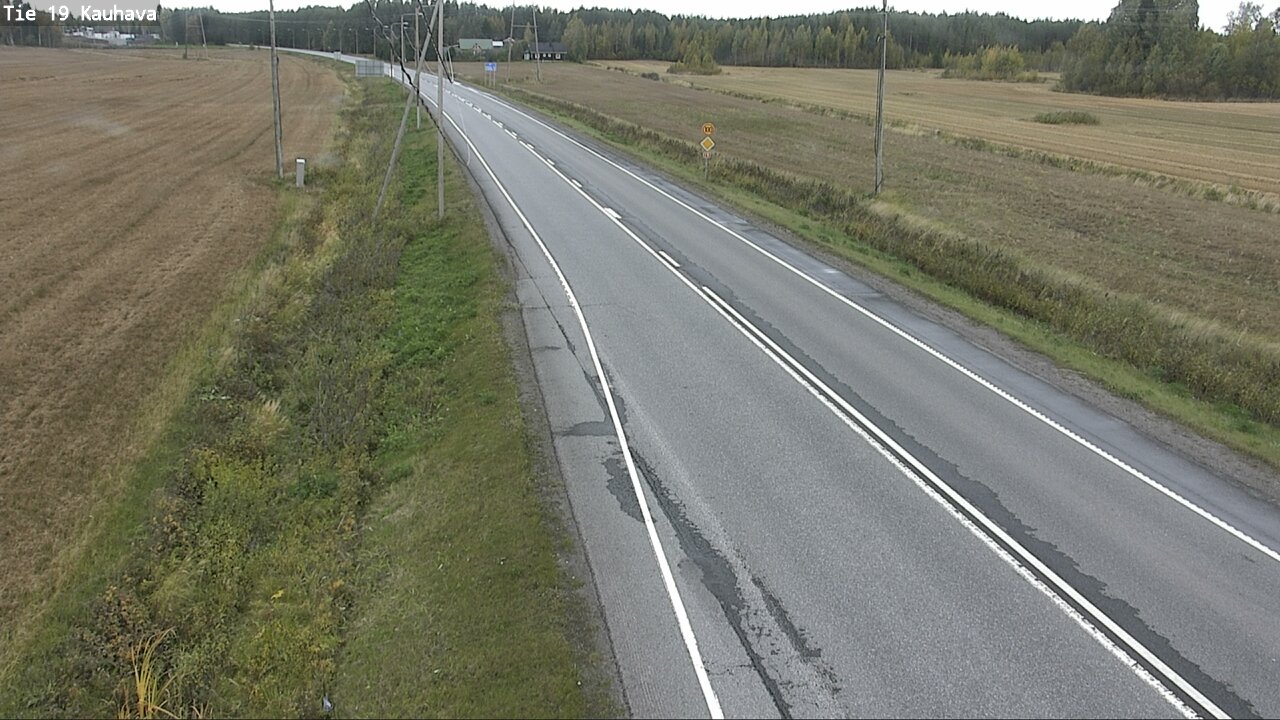 Weather Camera Image Road 19 Kauhava, Kauhava, Etelä-Pohjanmaa