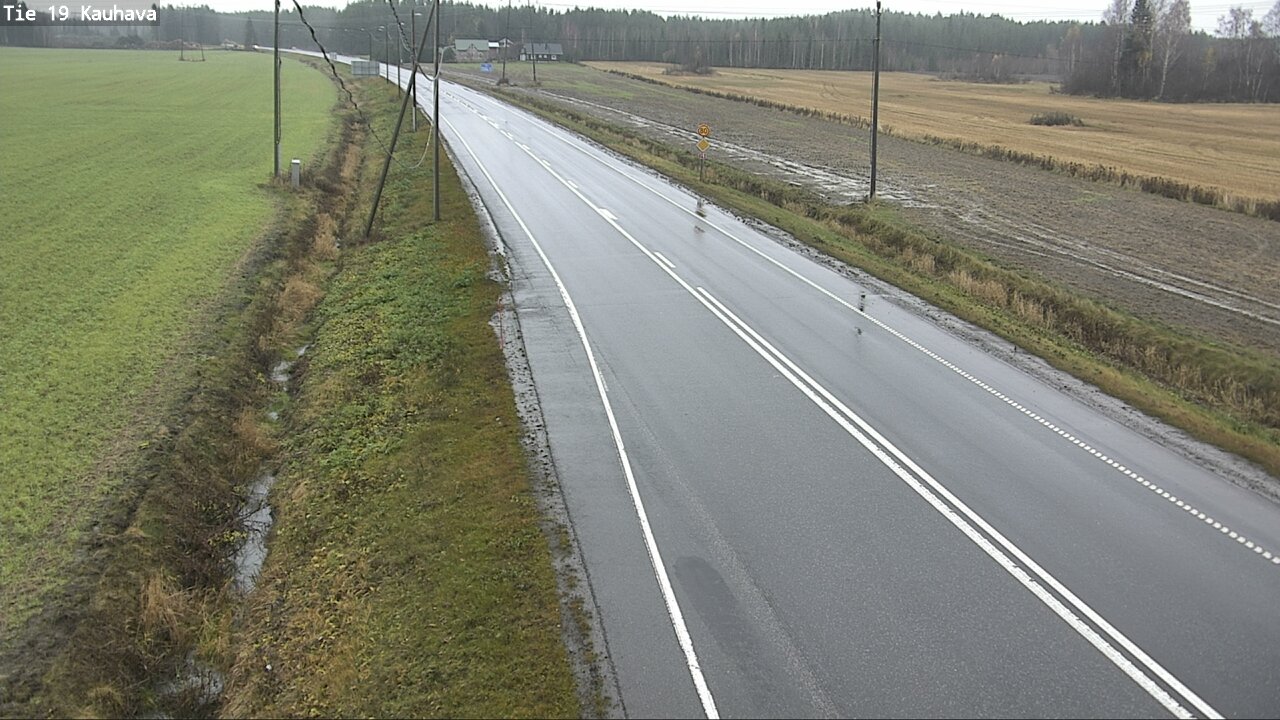 Weather Camera Image Väg 19 Kauhava, Kauhava, Etelä-Pohjanmaa