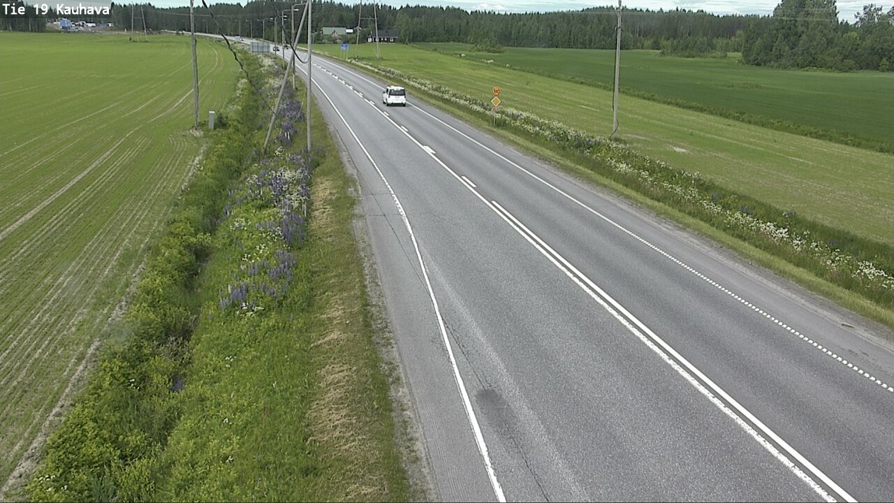 Weather Camera Image Road 19 Kauhava, Kauhava, Etelä-Pohjanmaa