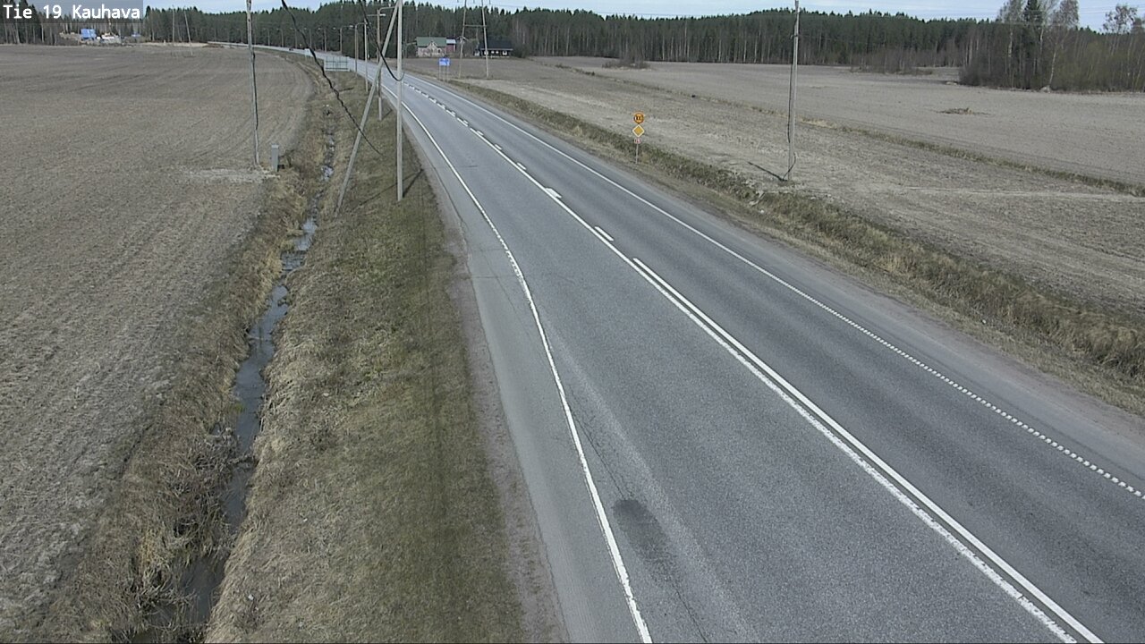 Weather Camera Image Road 19 Kauhava, Kauhava, Etelä-Pohjanmaa