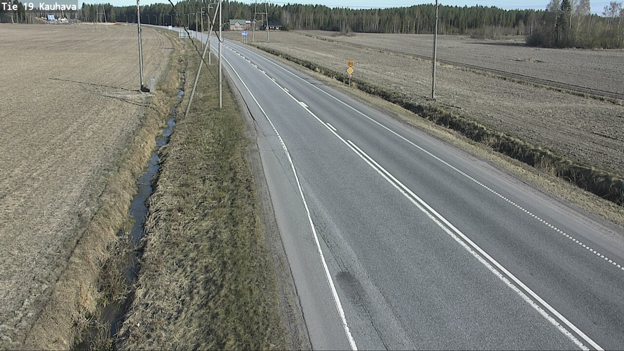 Weather Camera Image Road 19 Kauhava, Kauhava, Etelä-Pohjanmaa