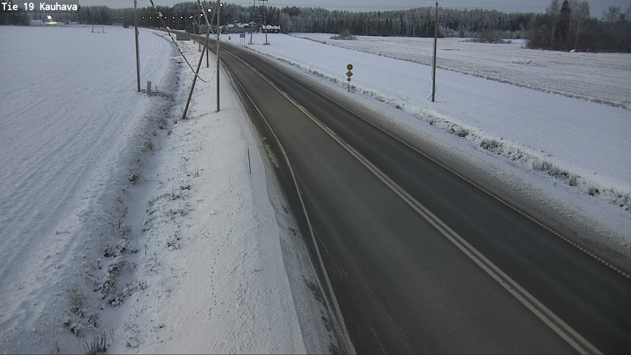 Weather Camera Image Road 19 Kauhava, Kauhava, Etelä-Pohjanmaa