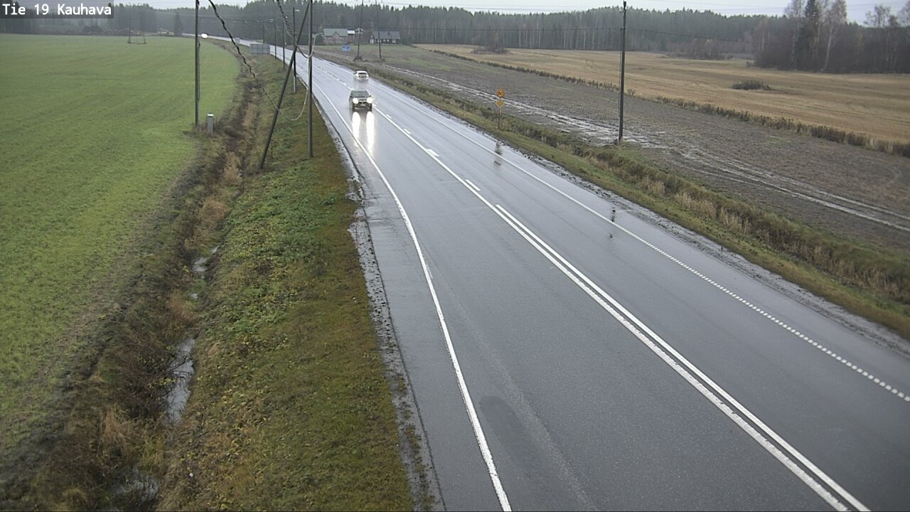 Weather Camera Image Väg 19 Kauhava, Kauhava, Etelä-Pohjanmaa