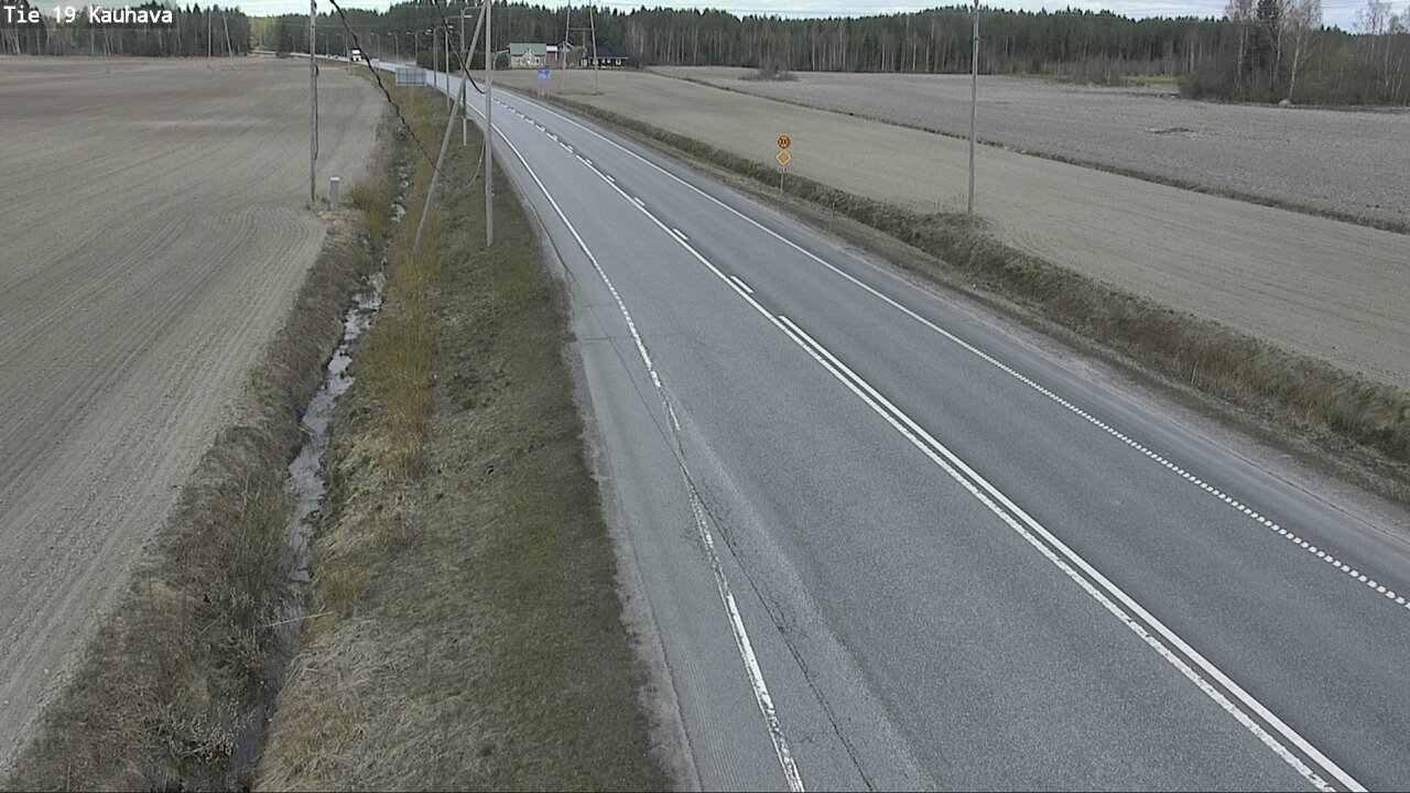 Weather Camera Image Road 19 Kauhava, Kauhava, Etelä-Pohjanmaa
