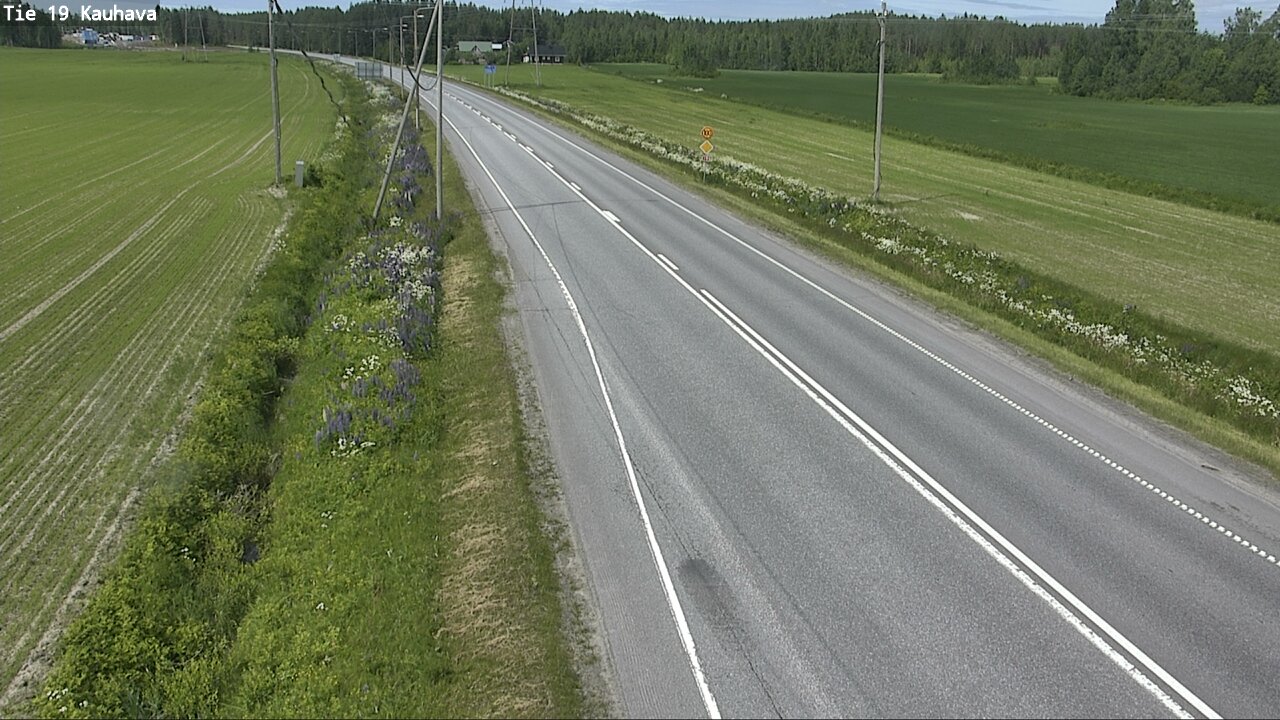 Weather Camera Image Road 19 Kauhava, Kauhava, Etelä-Pohjanmaa