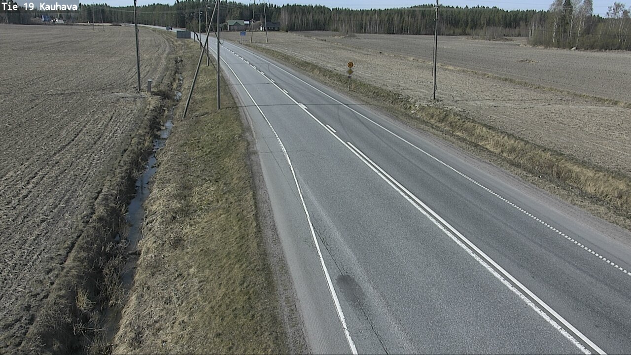 Weather Camera Image Road 19 Kauhava, Kauhava, Etelä-Pohjanmaa