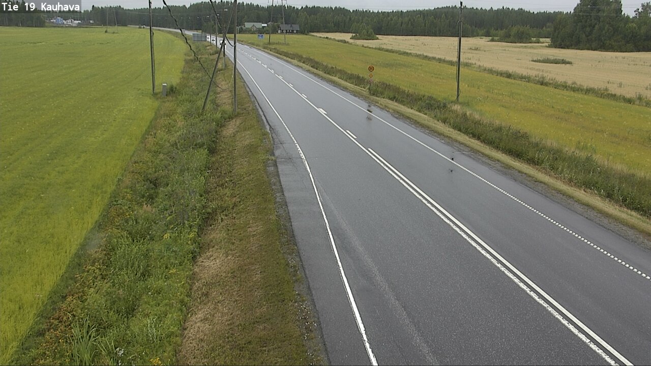 Weather Camera Image Väg 19 Kauhava, Kauhava, Etelä-Pohjanmaa