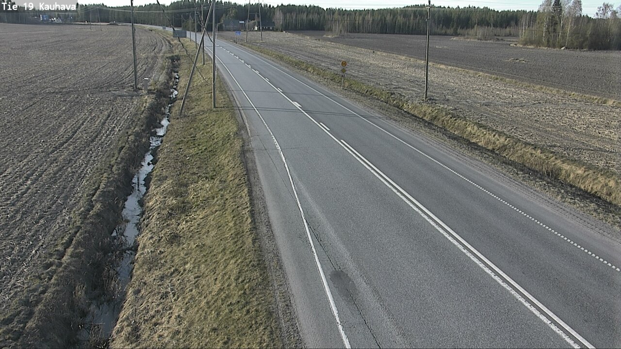 Weather Camera Image Road 19 Kauhava, Kauhava, Etelä-Pohjanmaa