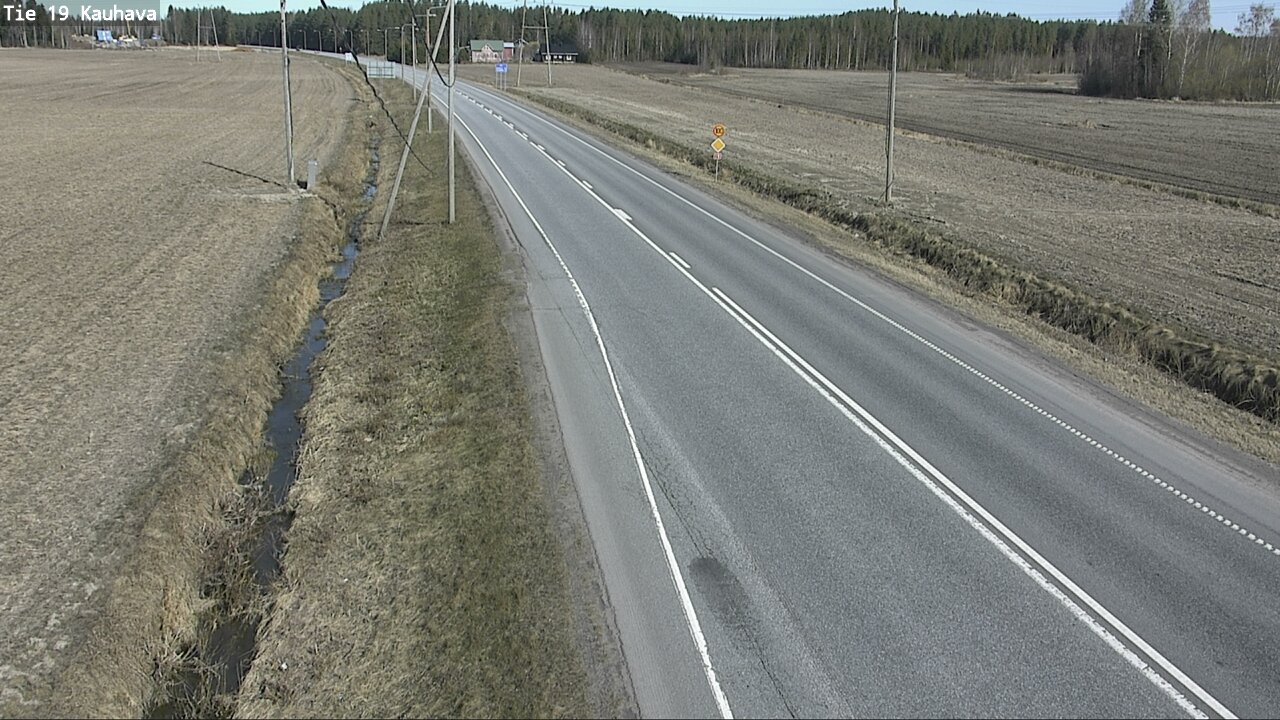 Weather Camera Image Road 19 Kauhava, Kauhava, Etelä-Pohjanmaa
