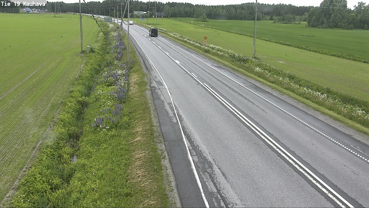 Weather Camera Image Väg 19 Kauhava, Kauhava, Etelä-Pohjanmaa