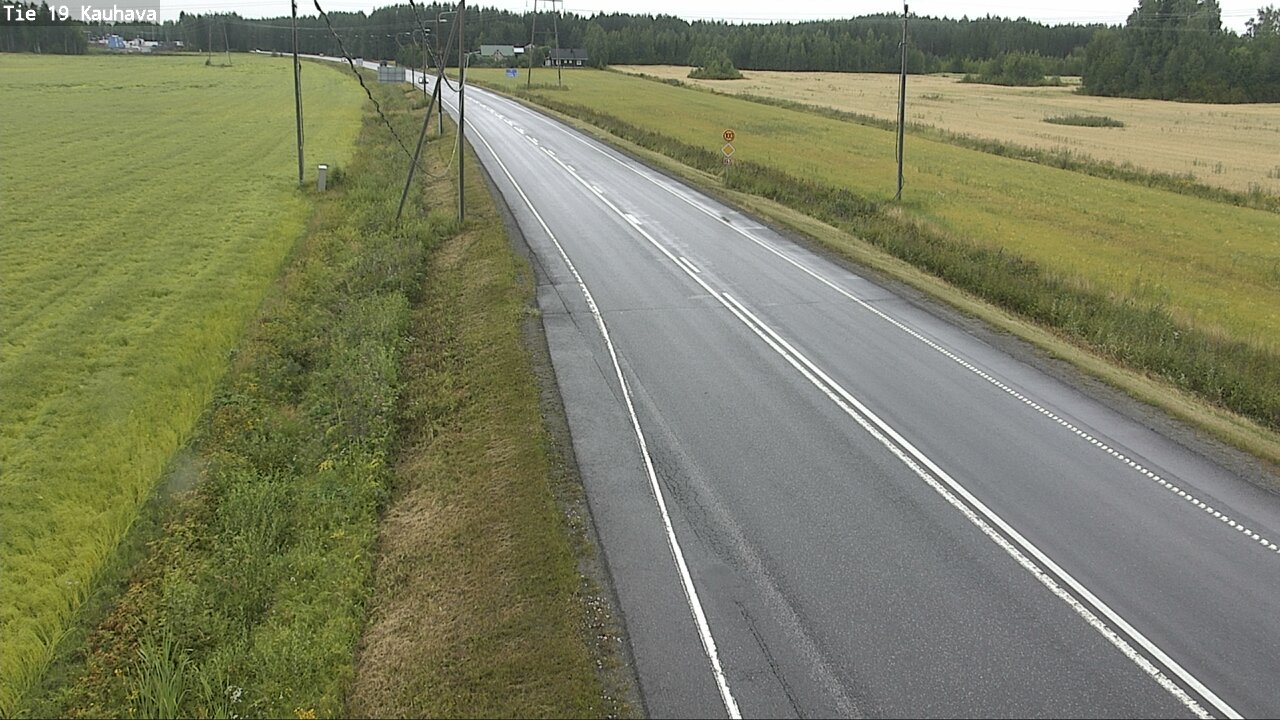 Weather Camera Image Road 19 Kauhava, Kauhava, Etelä-Pohjanmaa