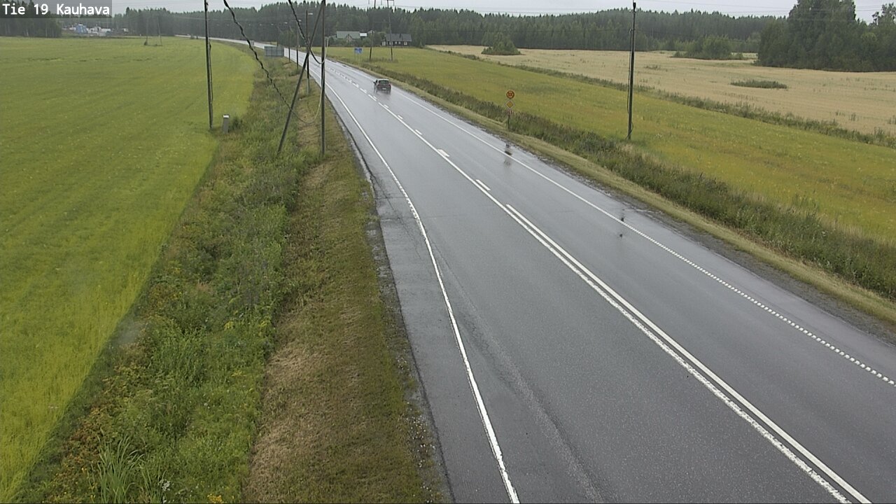 Weather Camera Image Väg 19 Kauhava, Kauhava, Etelä-Pohjanmaa