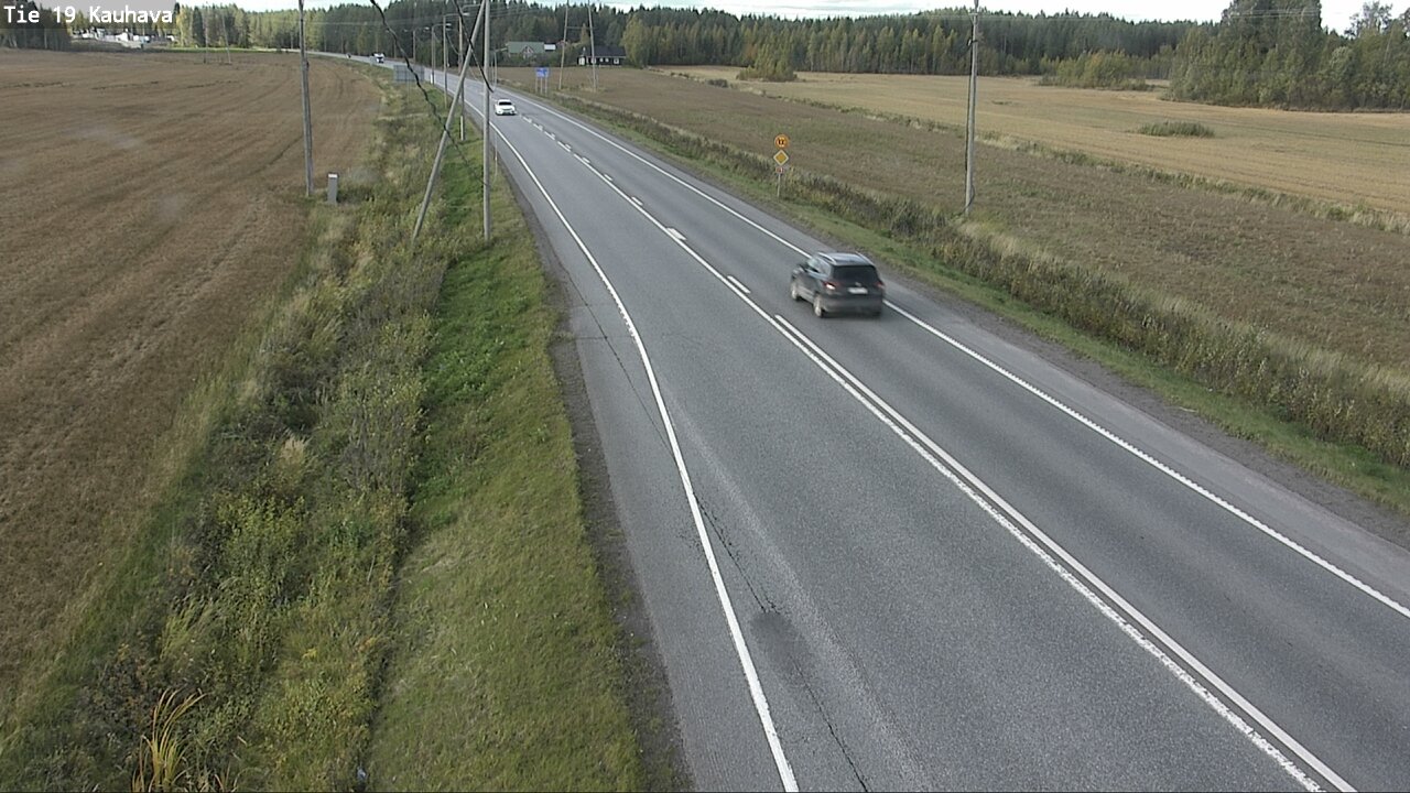 Weather Camera Image Road 19 Kauhava, Kauhava, Etelä-Pohjanmaa