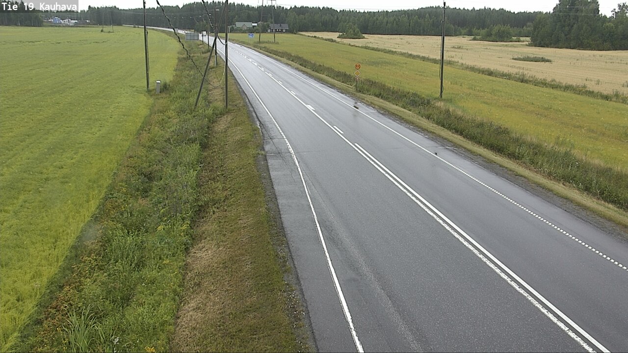 Weather Camera Image Väg 19 Kauhava, Kauhava, Etelä-Pohjanmaa