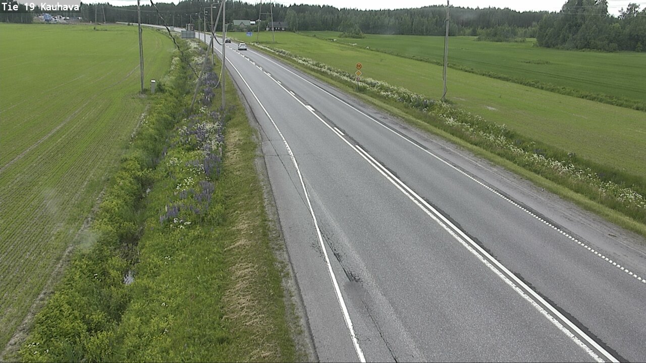 Weather Camera Image Väg 19 Kauhava, Kauhava, Etelä-Pohjanmaa