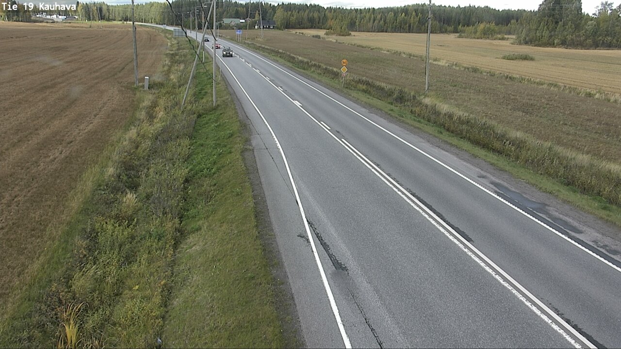Weather Camera Image Road 19 Kauhava, Kauhava, Etelä-Pohjanmaa
