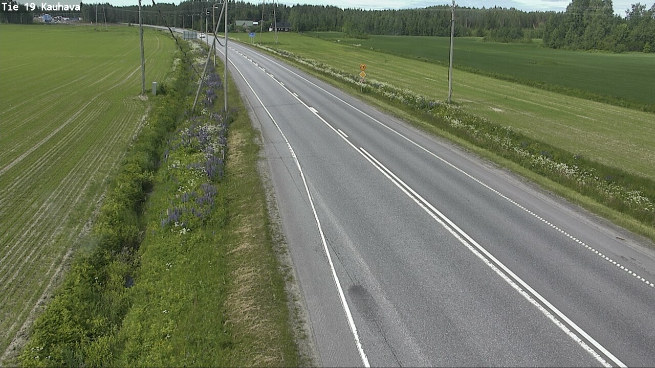 Weather Camera Image Road 19 Kauhava, Kauhava, Etelä-Pohjanmaa