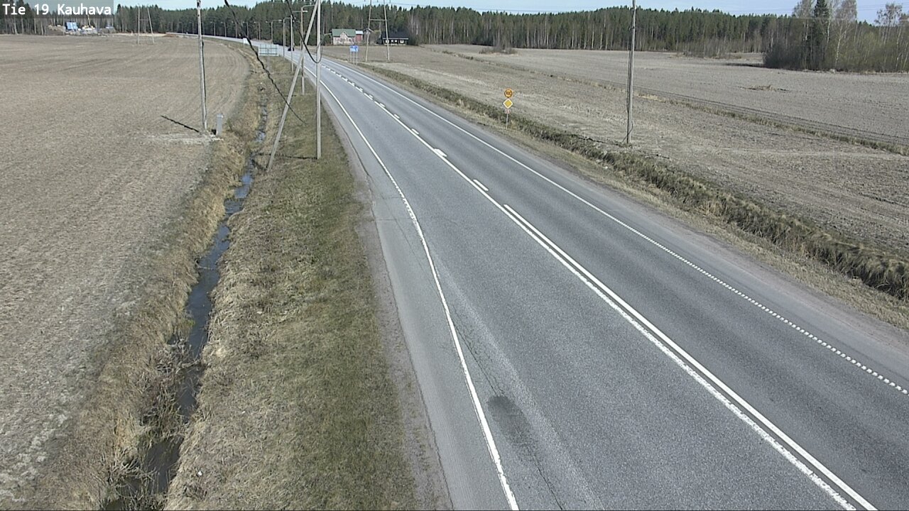 Weather Camera Image Road 19 Kauhava, Kauhava, Etelä-Pohjanmaa