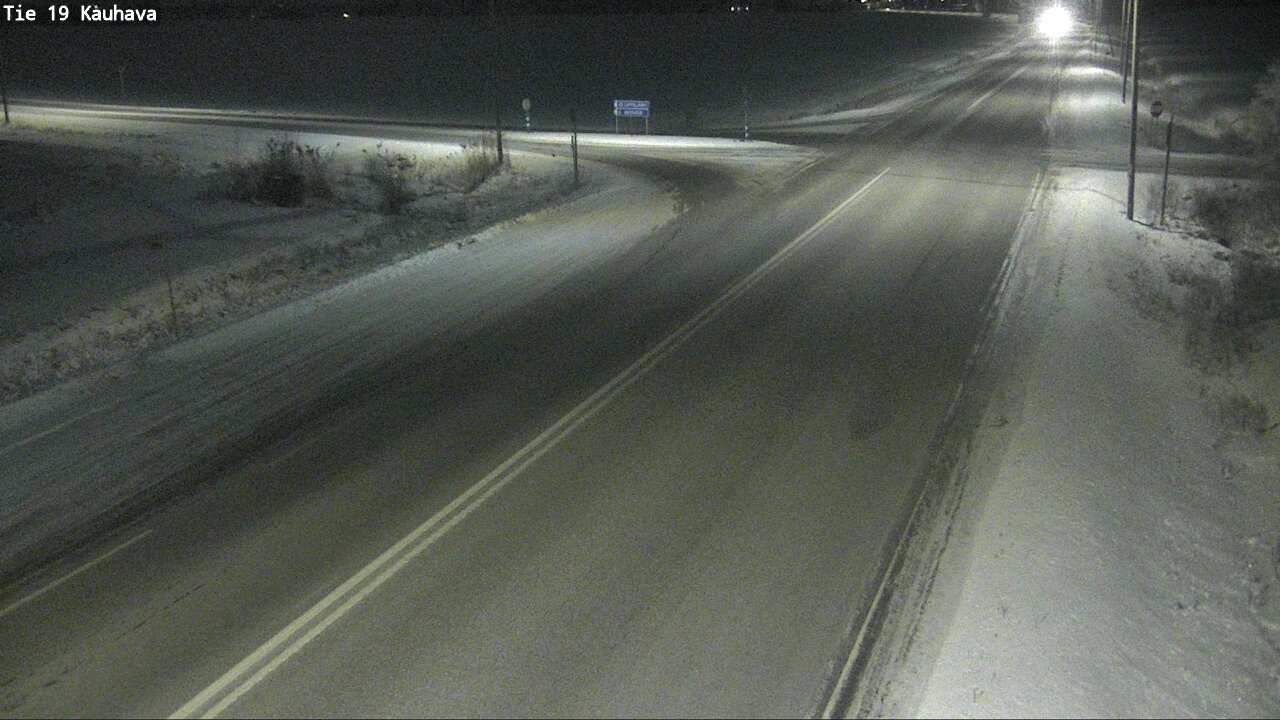 Weather Camera Image Väg 19 Kauhava, Kauhava, Etelä-Pohjanmaa