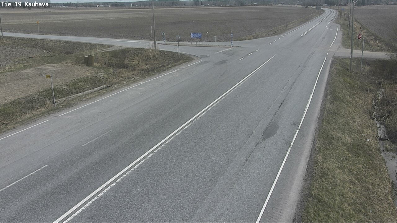 Weather Camera Image Väg 19 Kauhava, Kauhava, Etelä-Pohjanmaa