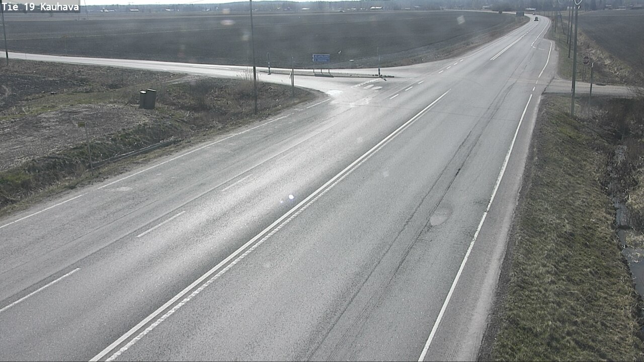 Weather Camera Image Väg 19 Kauhava, Kauhava, Etelä-Pohjanmaa