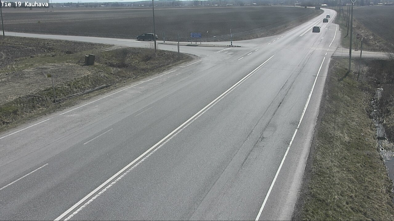 Weather Camera Image Väg 19 Kauhava, Kauhava, Etelä-Pohjanmaa