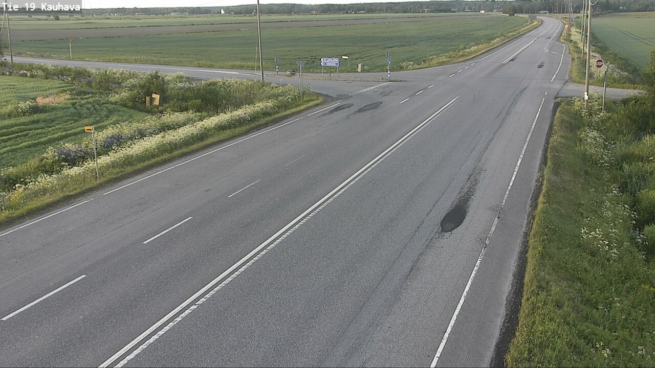Weather Camera Image Road 19 Kauhava, Kauhava, Etelä-Pohjanmaa
