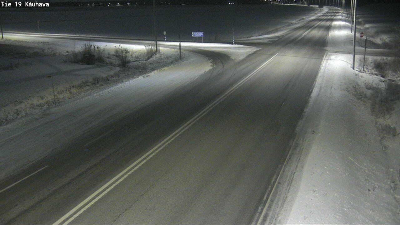 Weather Camera Image Road 19 Kauhava, Kauhava, Etelä-Pohjanmaa