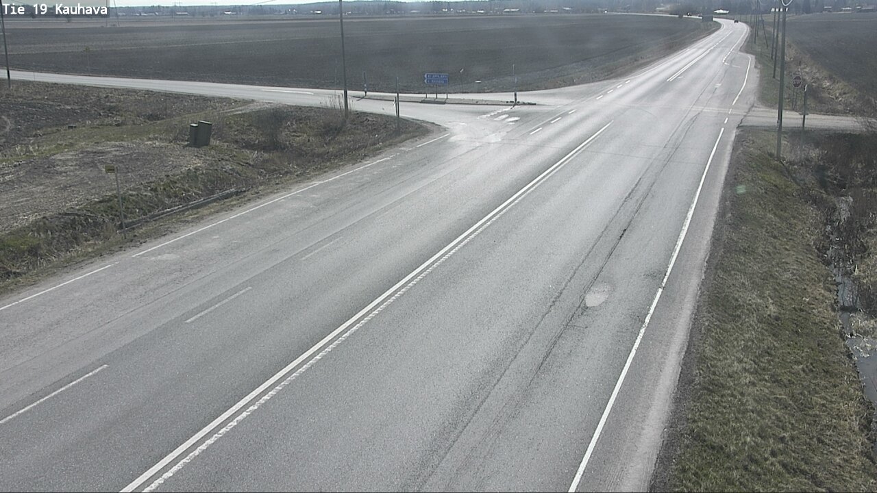 Weather Camera Image Väg 19 Kauhava, Kauhava, Etelä-Pohjanmaa