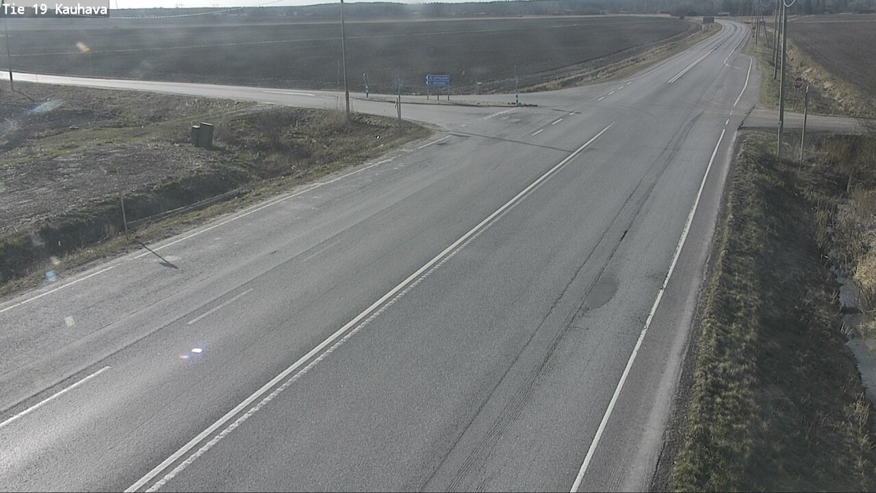 Weather Camera Image Väg 19 Kauhava, Kauhava, Etelä-Pohjanmaa