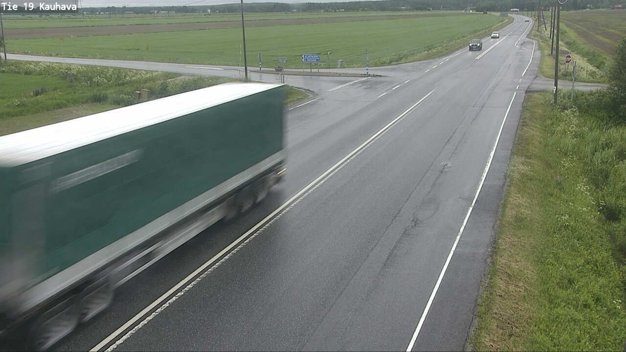 Weather Camera Image Väg 19 Kauhava, Kauhava, Etelä-Pohjanmaa