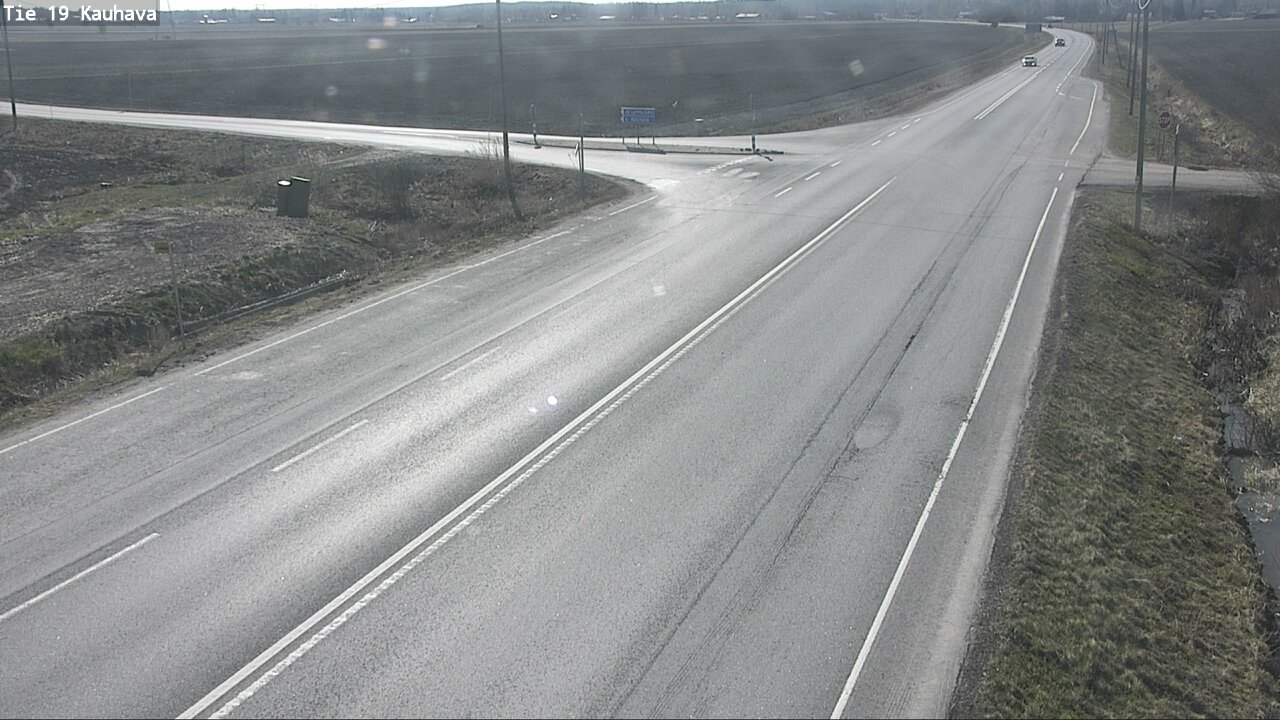 Weather Camera Image Väg 19 Kauhava, Kauhava, Etelä-Pohjanmaa