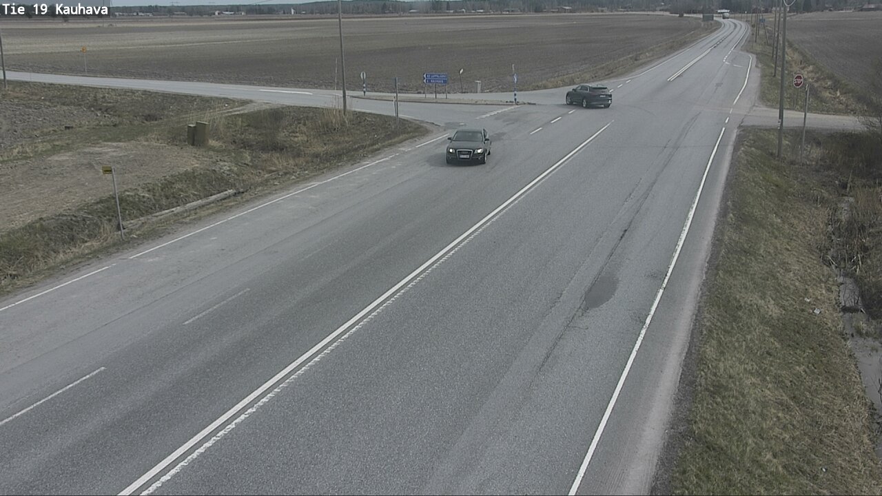 Weather Camera Image Väg 19 Kauhava, Kauhava, Etelä-Pohjanmaa
