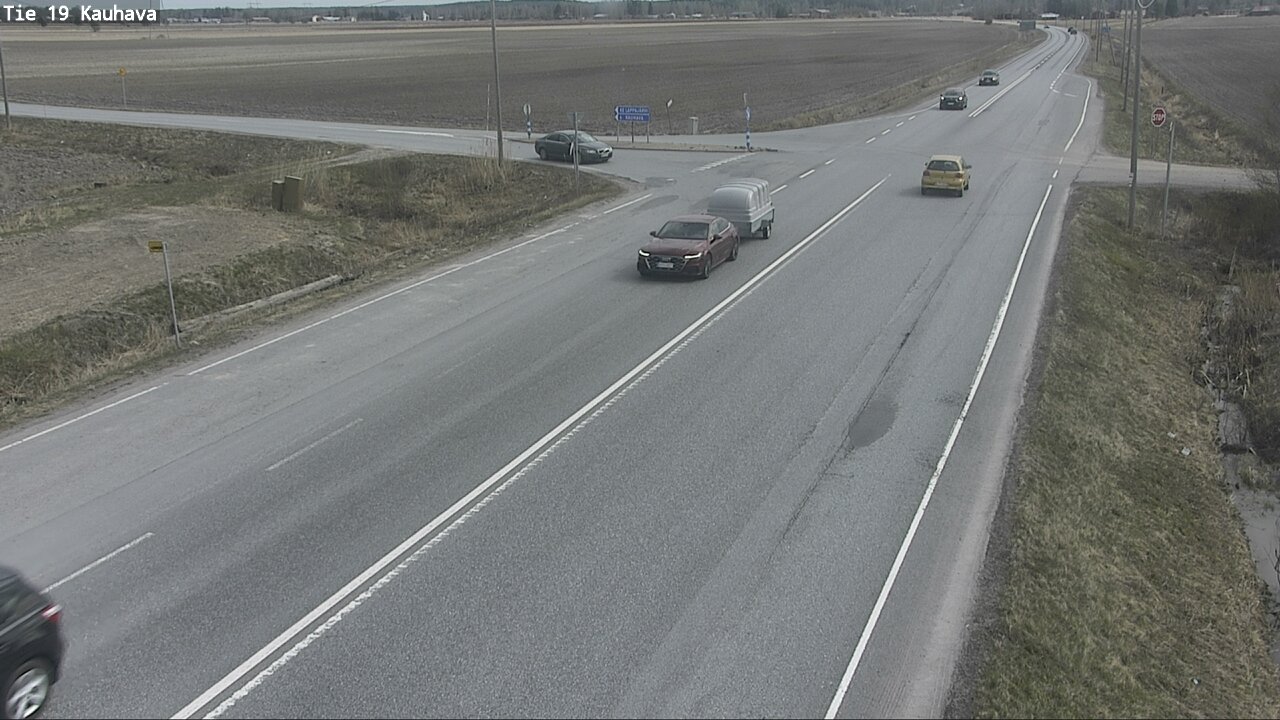 Weather Camera Image Väg 19 Kauhava, Kauhava, Etelä-Pohjanmaa