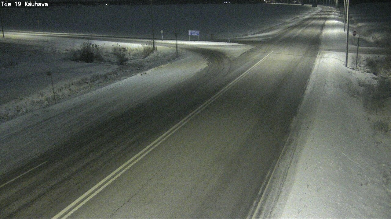 Weather Camera Image Väg 19 Kauhava, Kauhava, Etelä-Pohjanmaa