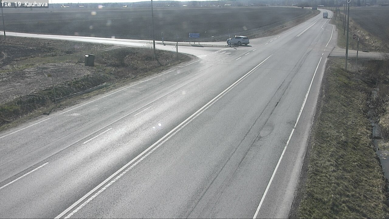 Weather Camera Image Väg 19 Kauhava, Kauhava, Etelä-Pohjanmaa