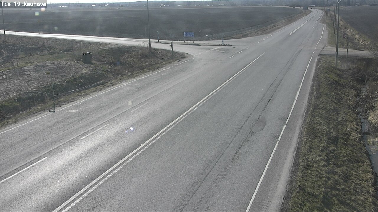Weather Camera Image Väg 19 Kauhava, Kauhava, Etelä-Pohjanmaa