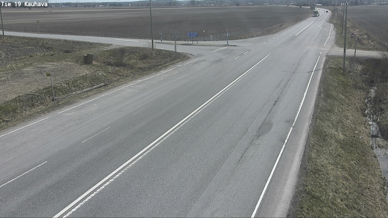Weather Camera Image Väg 19 Kauhava, Kauhava, Etelä-Pohjanmaa