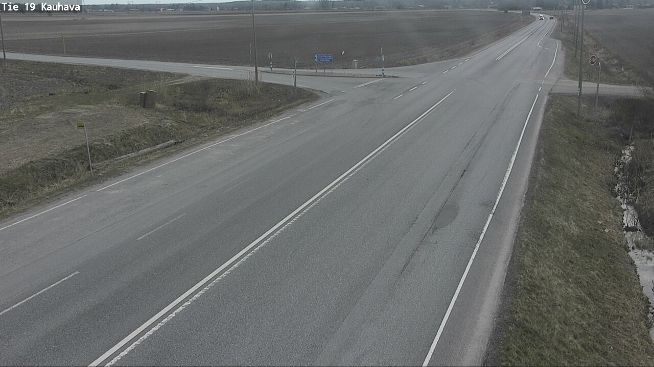 Weather Camera Image Väg 19 Kauhava, Kauhava, Etelä-Pohjanmaa