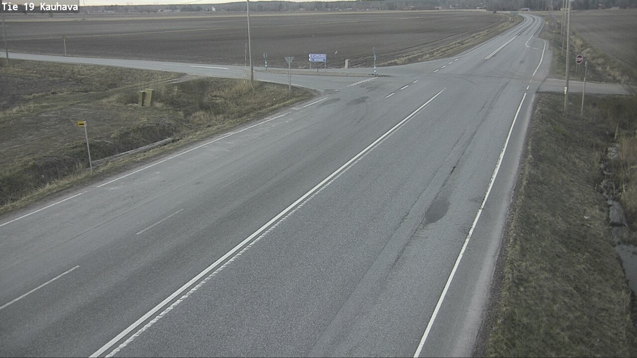 Weather Camera Image Väg 19 Kauhava, Kauhava, Etelä-Pohjanmaa