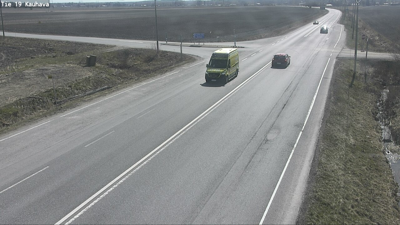 Weather Camera Image Väg 19 Kauhava, Kauhava, Etelä-Pohjanmaa