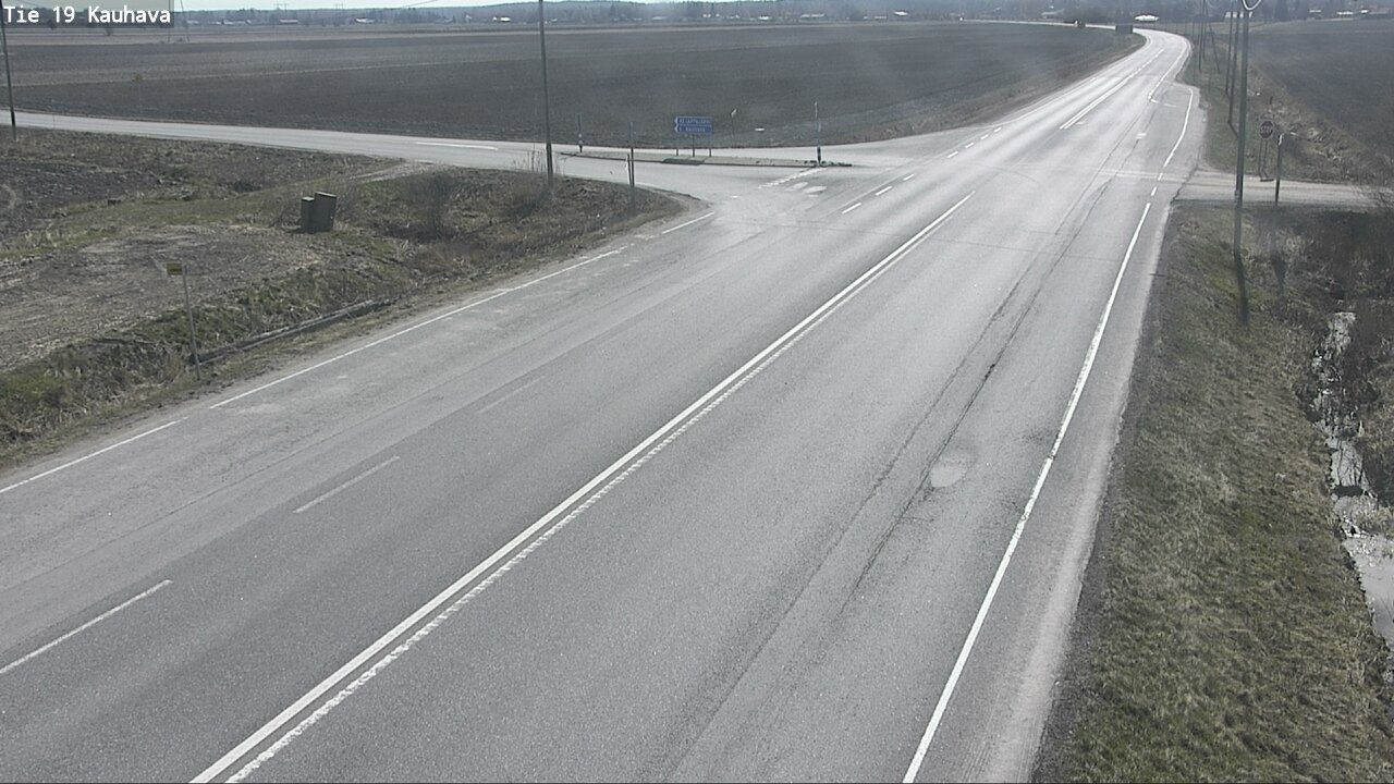 Weather Camera Image Väg 19 Kauhava, Kauhava, Etelä-Pohjanmaa