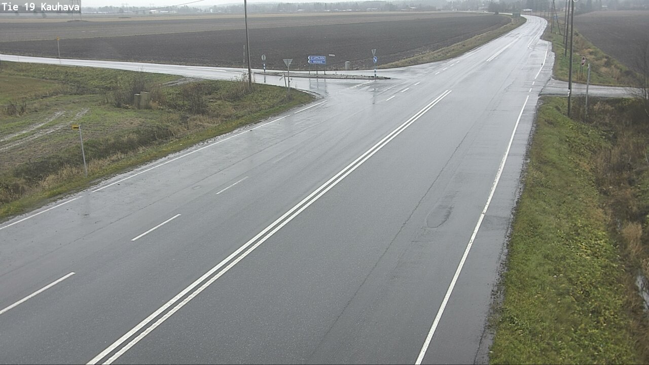 Weather Camera Image Väg 19 Kauhava, Kauhava, Etelä-Pohjanmaa