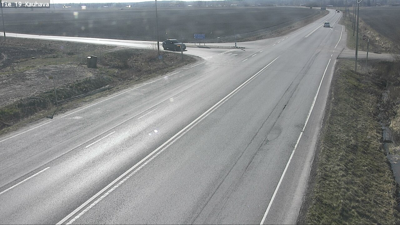 Weather Camera Image Väg 19 Kauhava, Kauhava, Etelä-Pohjanmaa