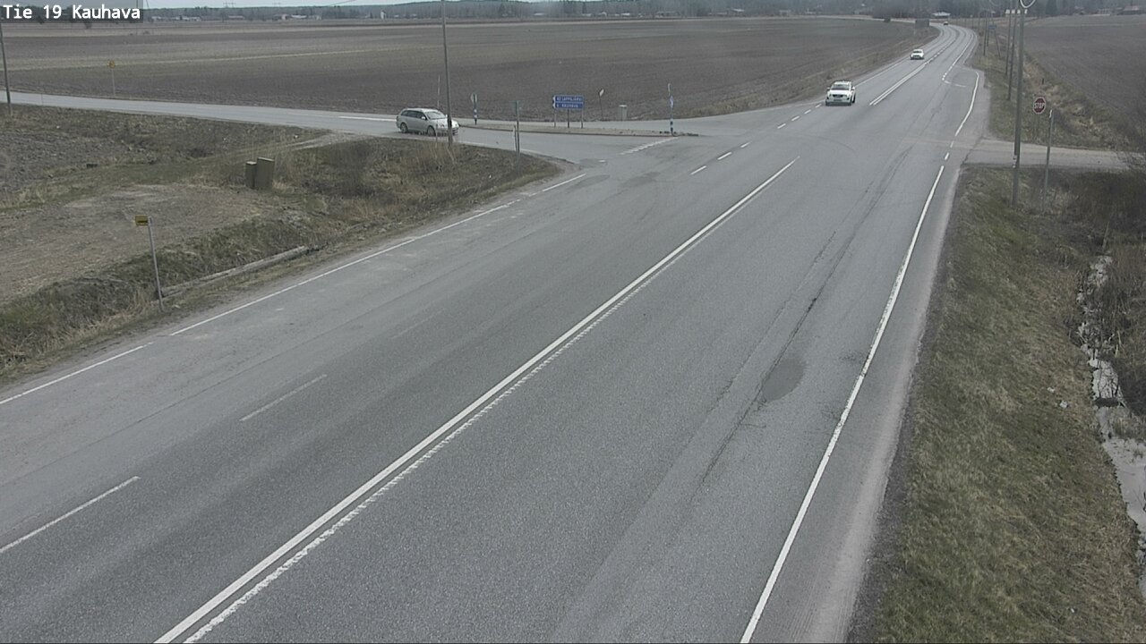Weather Camera Image Väg 19 Kauhava, Kauhava, Etelä-Pohjanmaa
