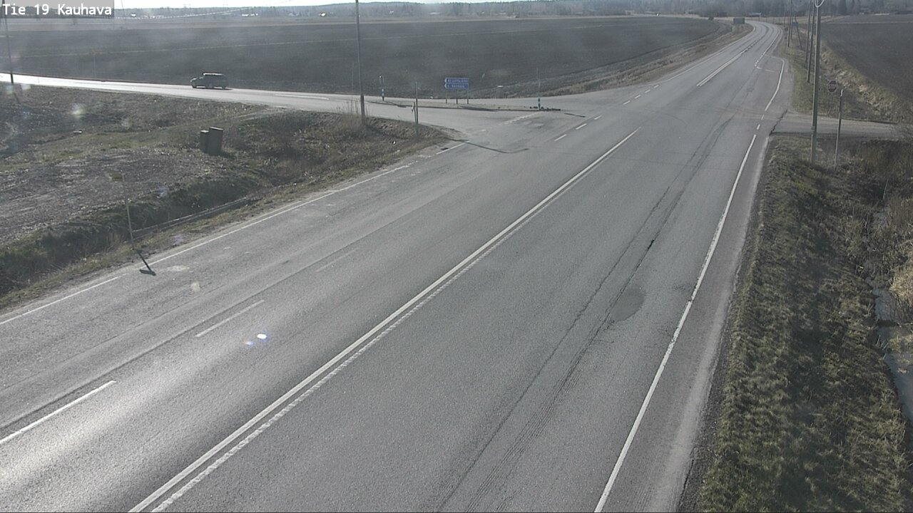 Weather Camera Image Väg 19 Kauhava, Kauhava, Etelä-Pohjanmaa