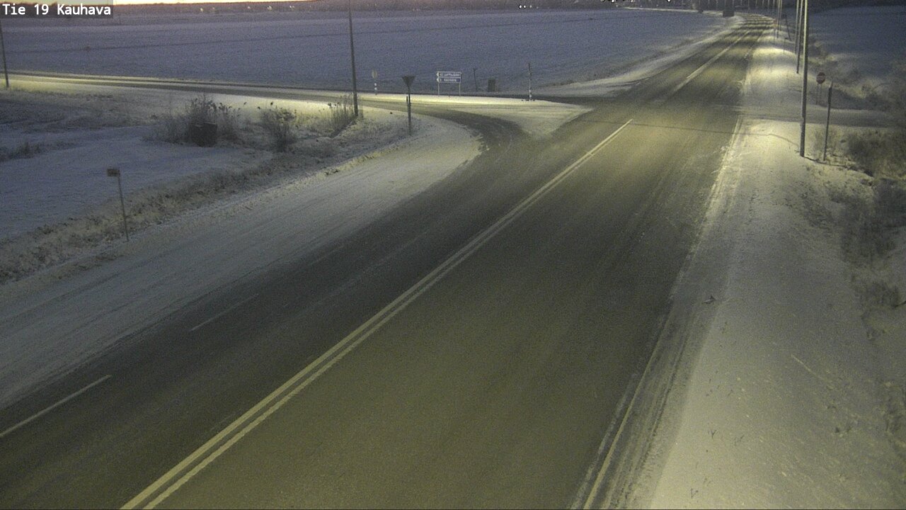 Weather Camera Image Road 19 Kauhava, Kauhava, Etelä-Pohjanmaa
