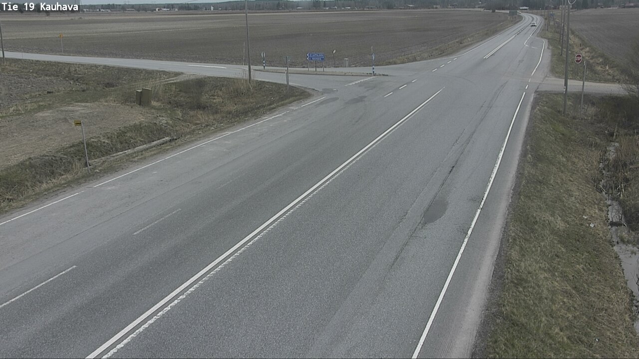 Weather Camera Image Väg 19 Kauhava, Kauhava, Etelä-Pohjanmaa